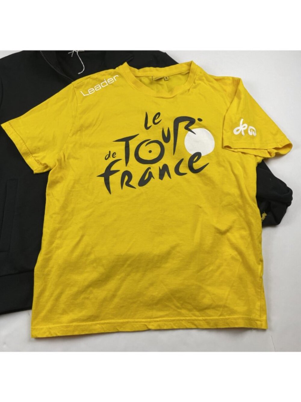 Le Coq Sportif Full Zip Sweatshirt Jacket Men’s M Le Tour De France Black w/Tee - Picture 9 of 14